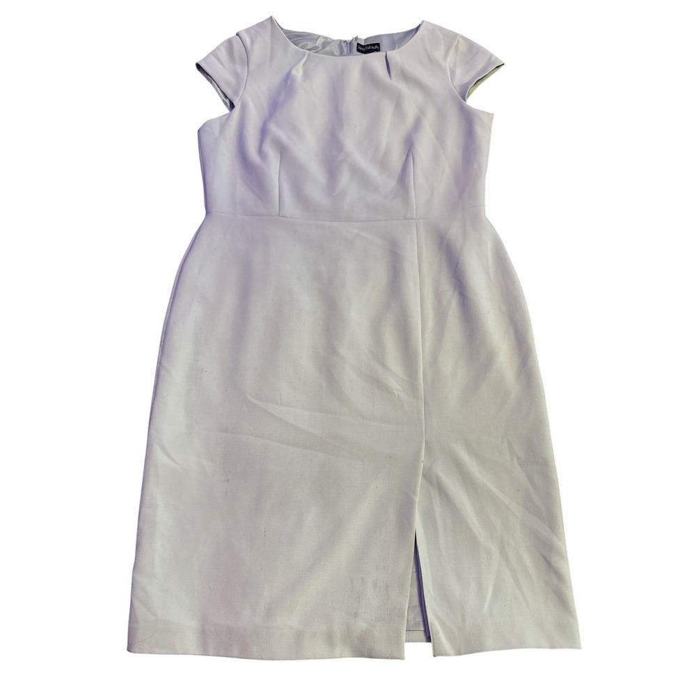 Long Tall Sally Women's Sage Green Short Sleeve Sheath Dress, Size 16